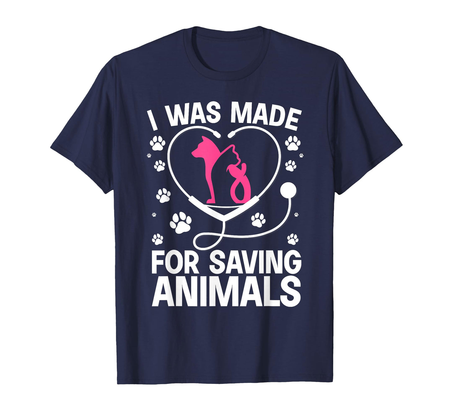 Veterinarian Art for Men Women Vet Tech Veterinary Assistant T-Shirt