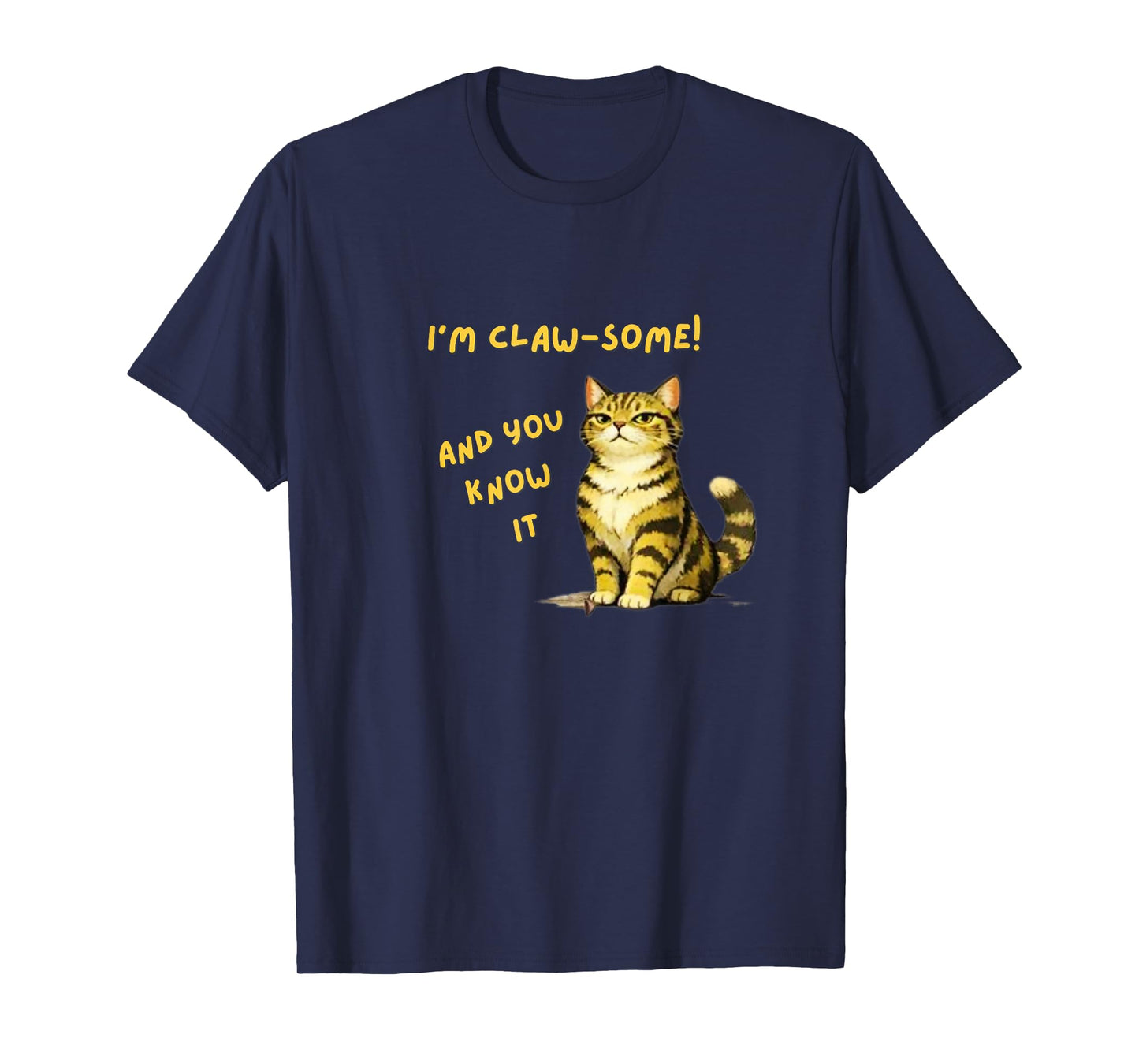 Funny Cat Fashion, Merchandise, Animal Lovers, Pet Owners T-Shirt