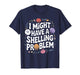 Funny Seashell Art for Men Women Sea Shell Ocean Shelling T-Shirt
