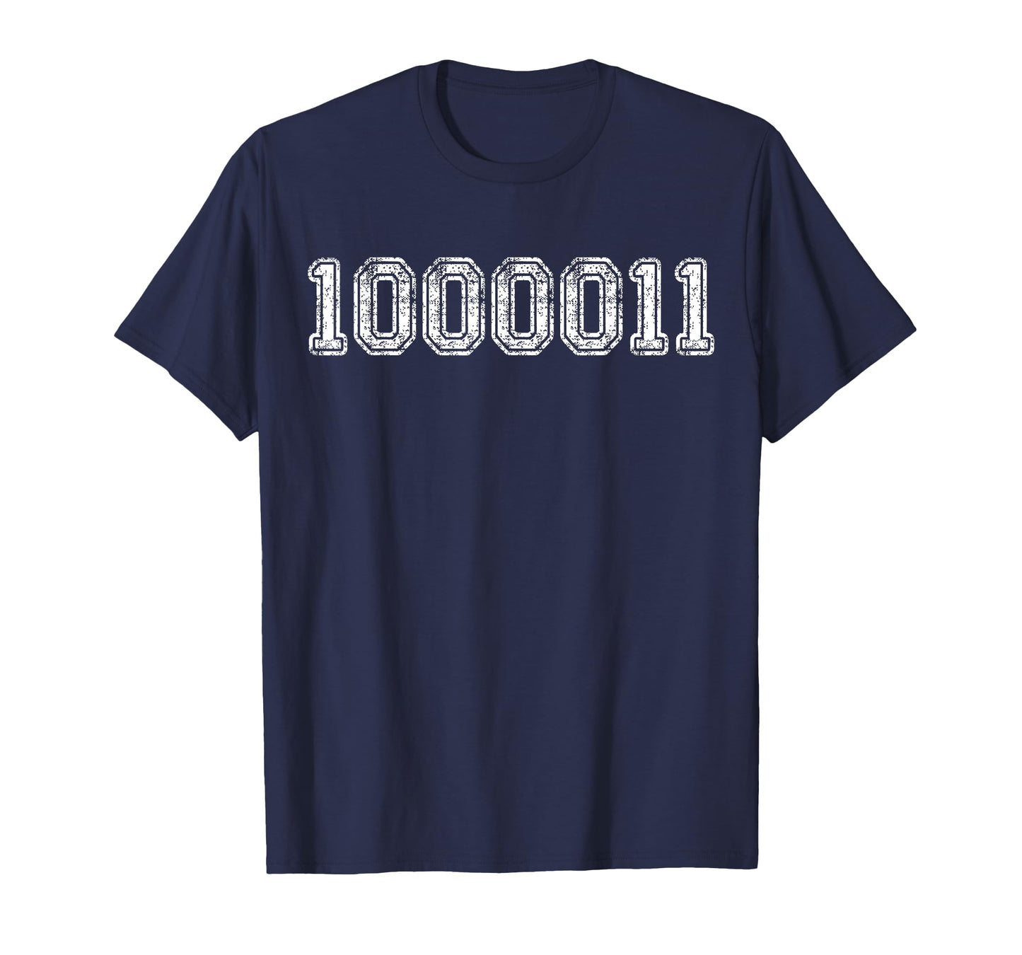Binary Code for 67 Programmer Meme Nerd Geek Vintage 1000011 T-Shirt