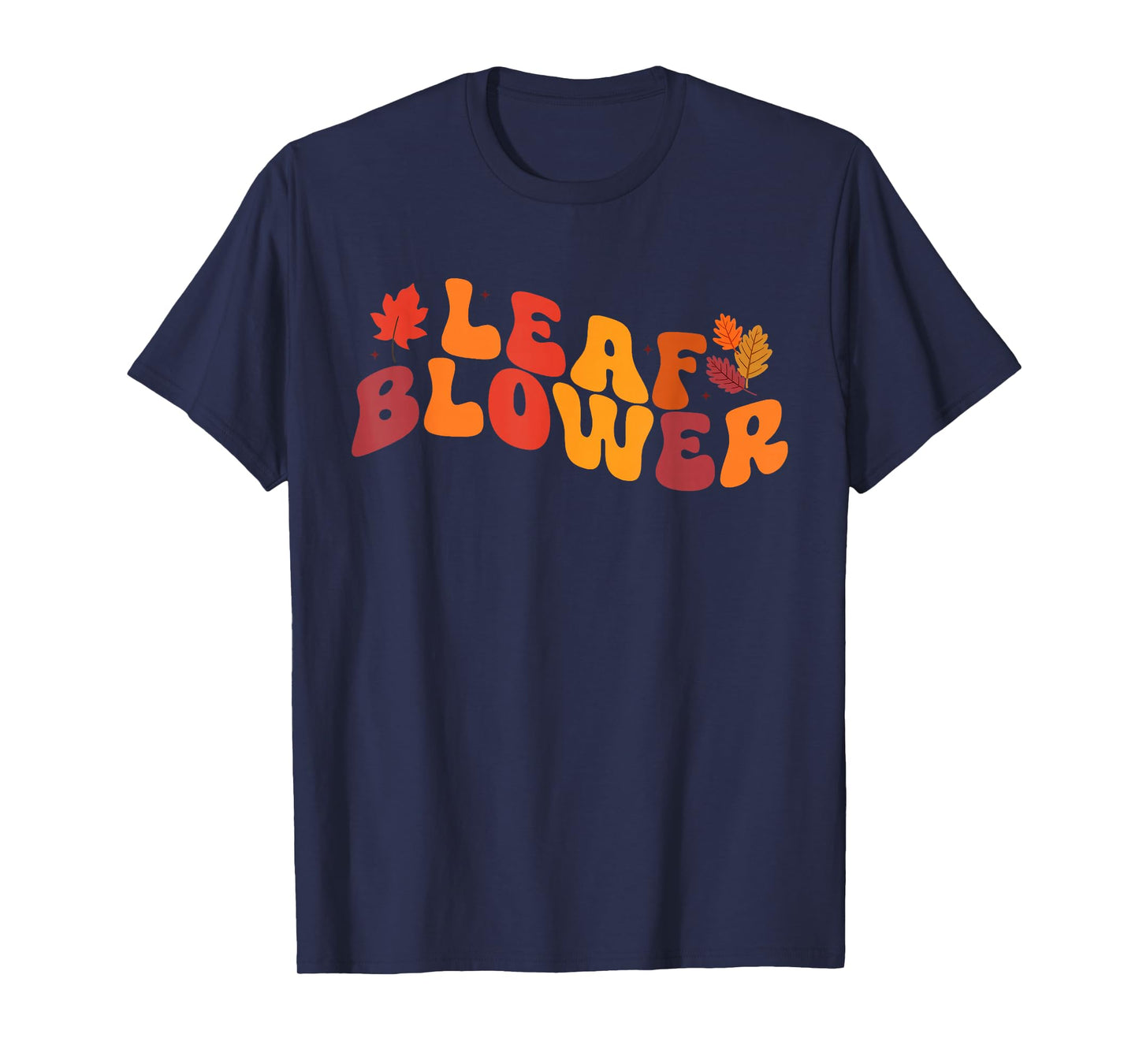 Funny Leaf Blower Fall Costume Couple Halloween Matching T-Shirt