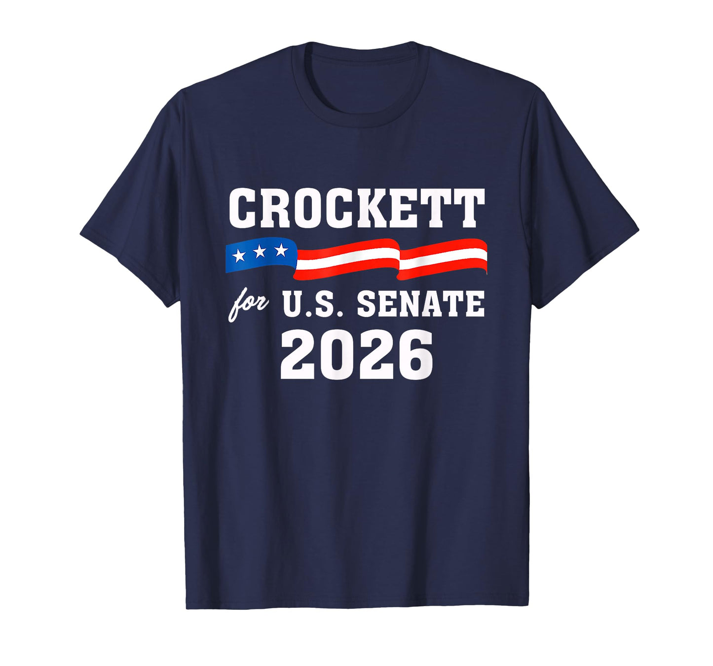 Jasmine Crockett for Texas 2026 Senate US Senator Campaign T-Shirt