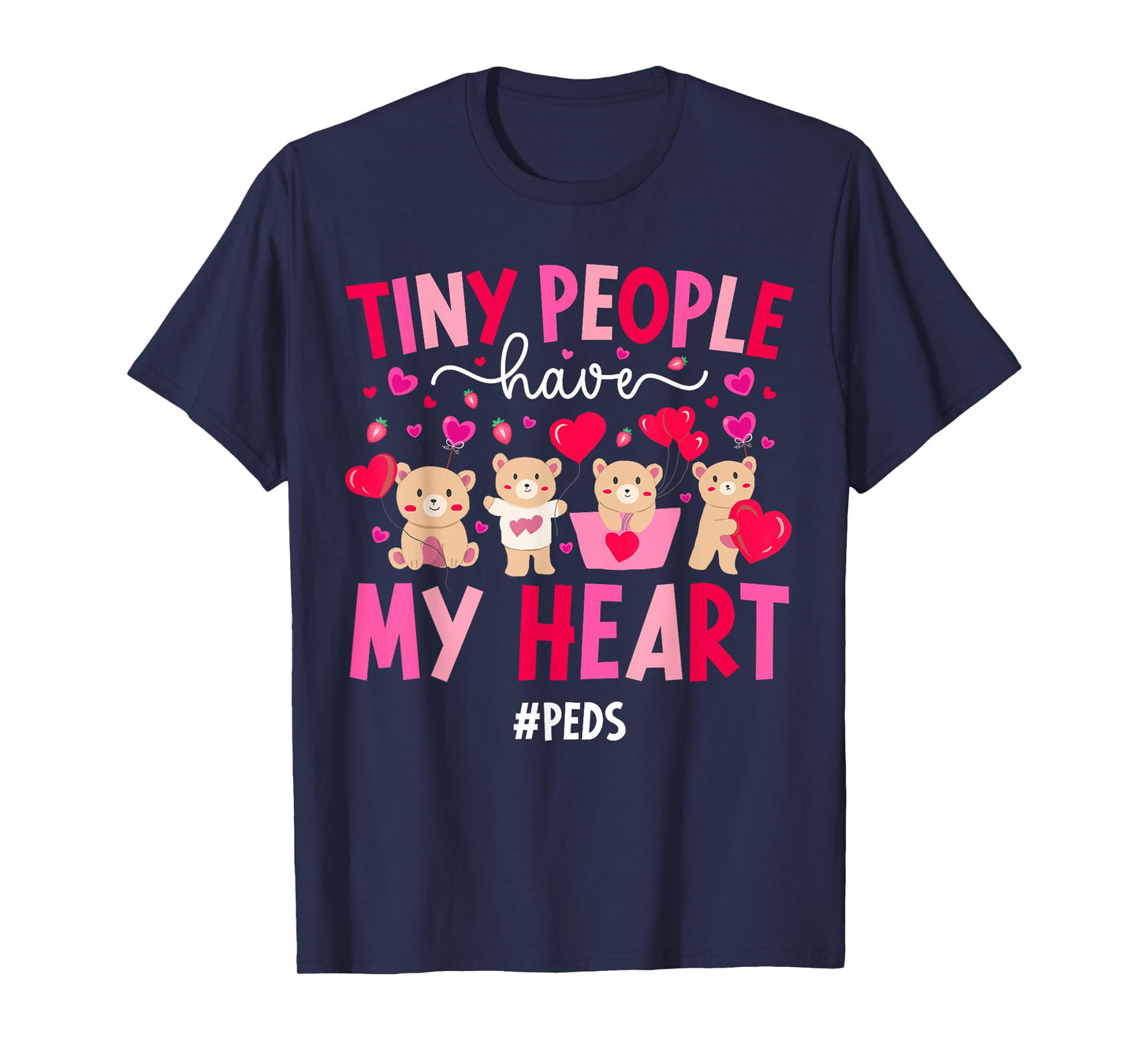 Valentine Peds Nurse Valentines Day Pediatric Nurse T-Shirt