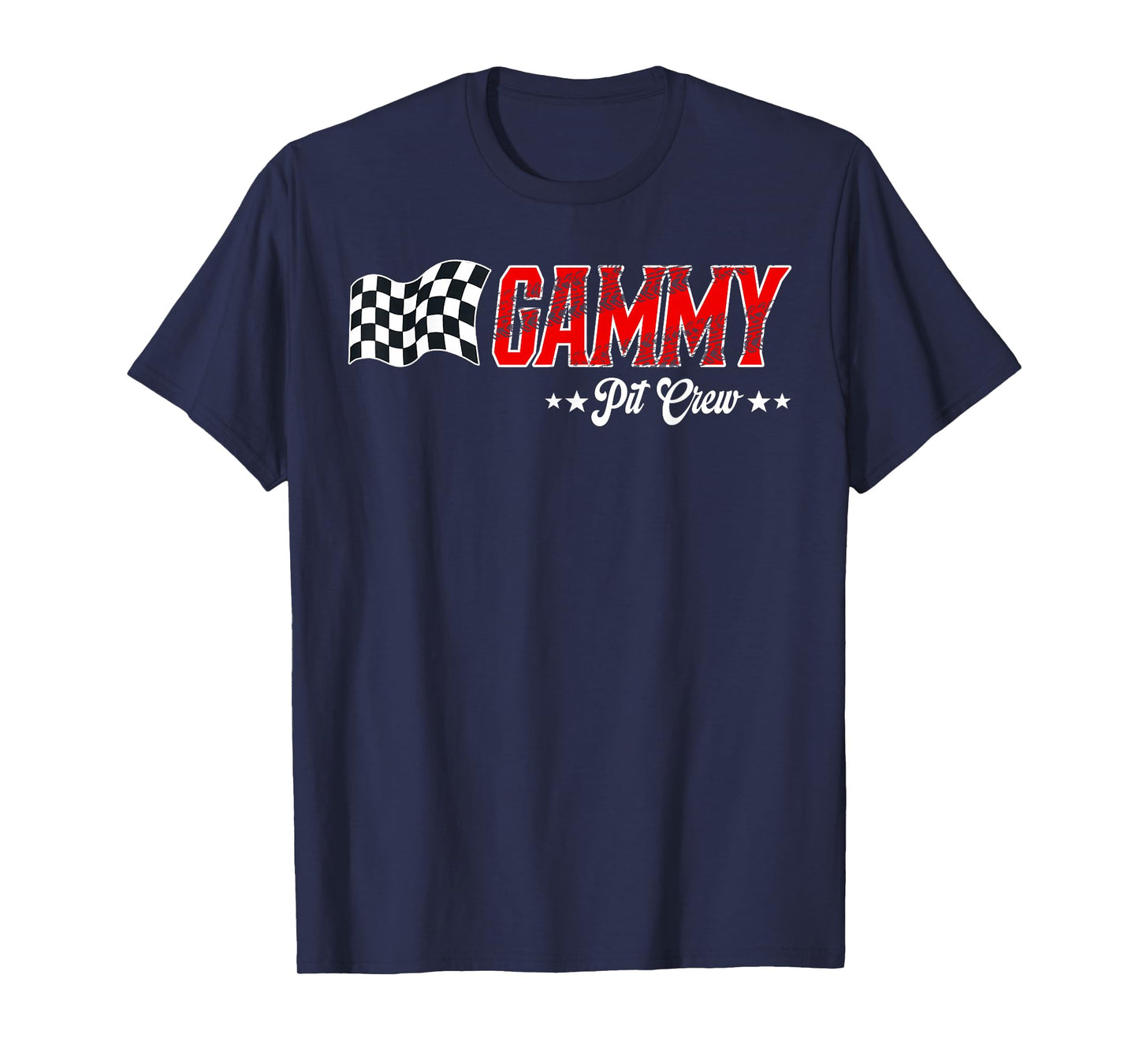 Gammy Pit Crew Race Car Birthday Family Matching T-Shirt