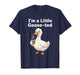 Coffee Lover Goose Pun I'm Little Gooseted Silly Meme Pet T-Shirt