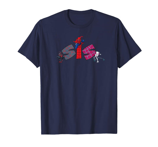 Marvel Spider-Man Trio Sis Sister Family Trip Matching T-Shirt
