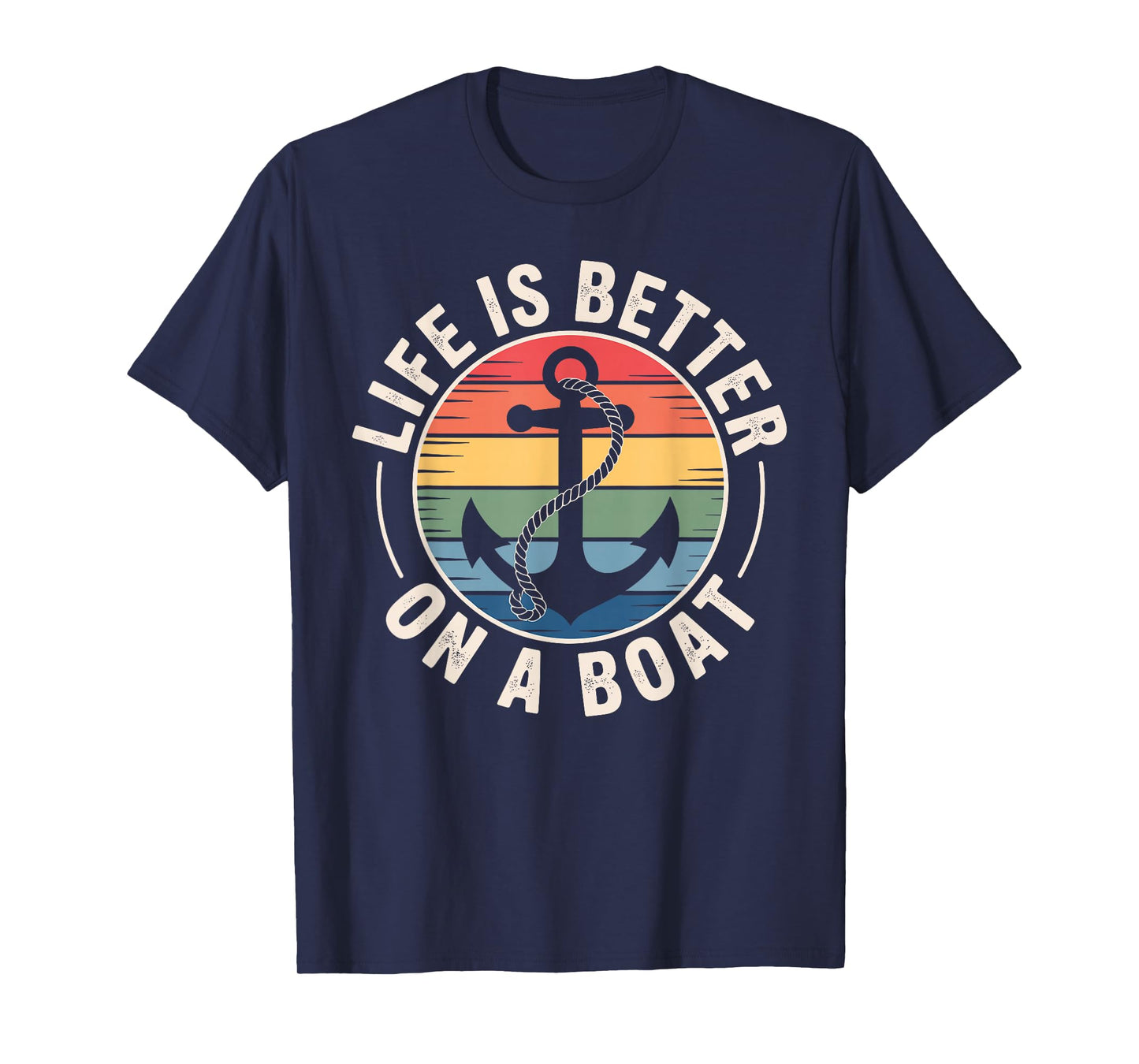 Boating Art for Men Women Boat Captain Boater Boat Lover T-Shirt