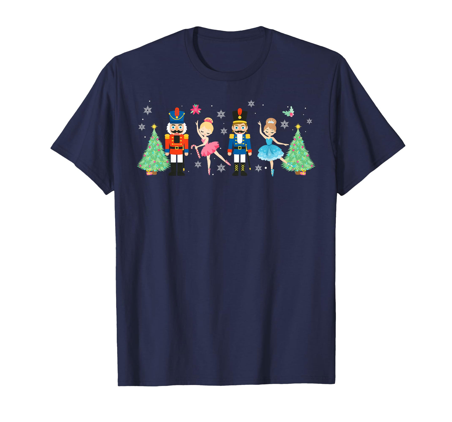Nutcracker Squad Ballet Dance Merry Christmas Women Kid Girl T-Shirt