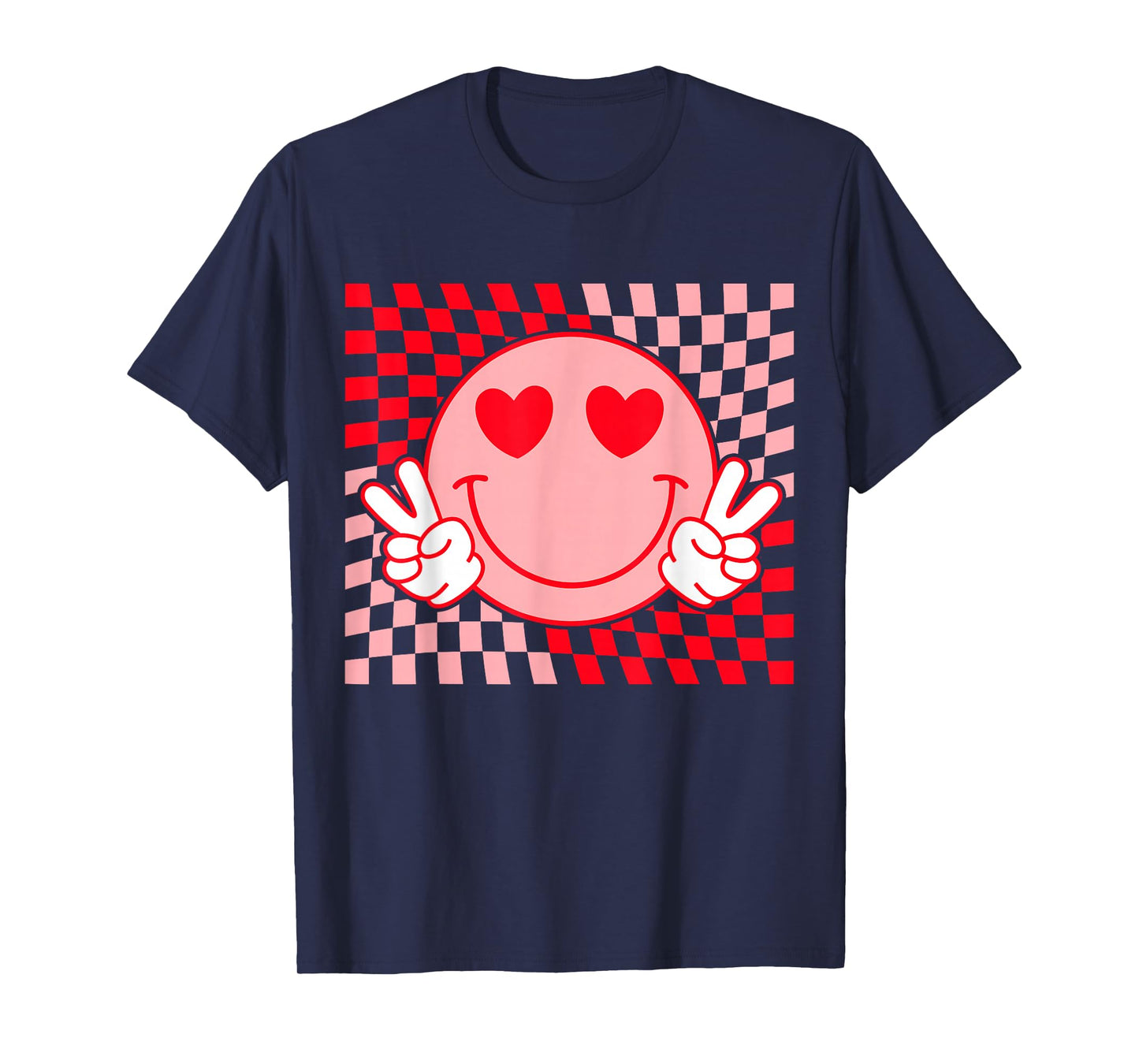 Cute Valentine Vibes Groovy Valentine Men Women Kid T-Shirt