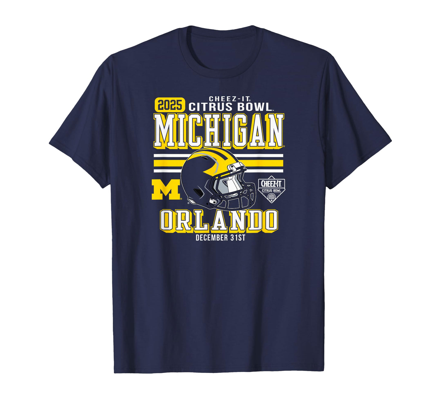 Michigan Wolverines Citrus Bowl 2025 Officially Licensed T-Shirt