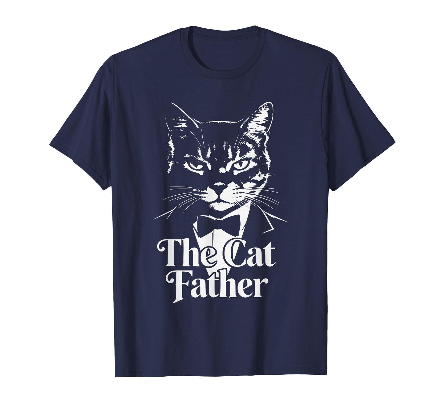 Cat Lover Gifts Funny The CatFather Mens Cat Dad T-Shirt
