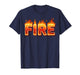 Fire and Ice Matching Funny 2025 Halloween Costume T-Shirt