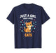 Kawaii Cat Just A Girl Who Loves Cats Shirts for Girls T-Shirt