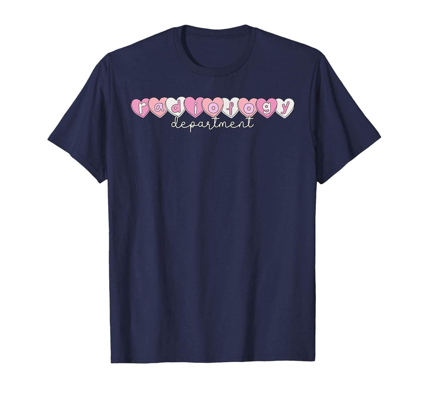 Radiology Department Heart Valentines Radiology X-ray Tech T-Shirt