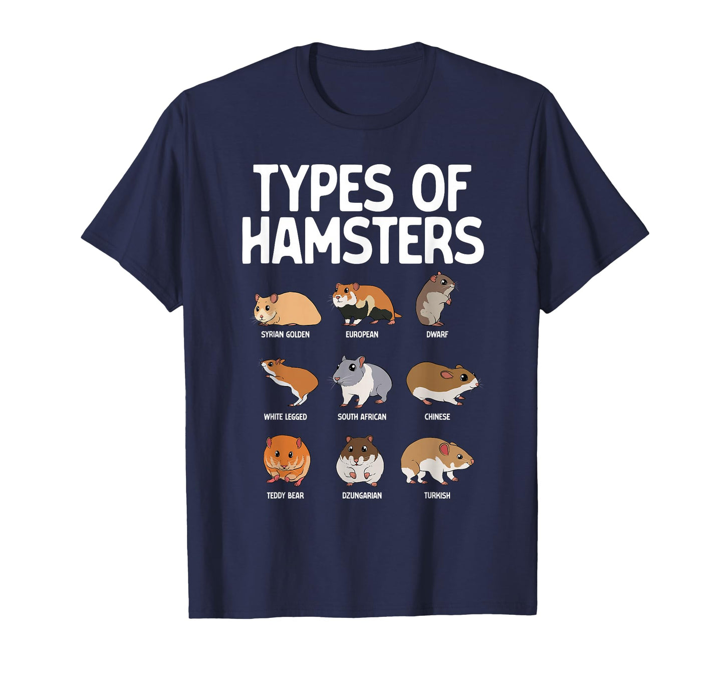 Funny Hamster Art for Men Women Boys Girls Hamster Lover T-Shirt