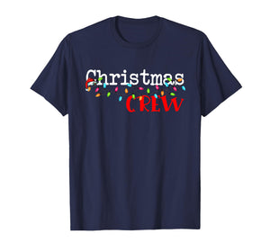 Christmas Crew Xmas Lights Family T-Shirt