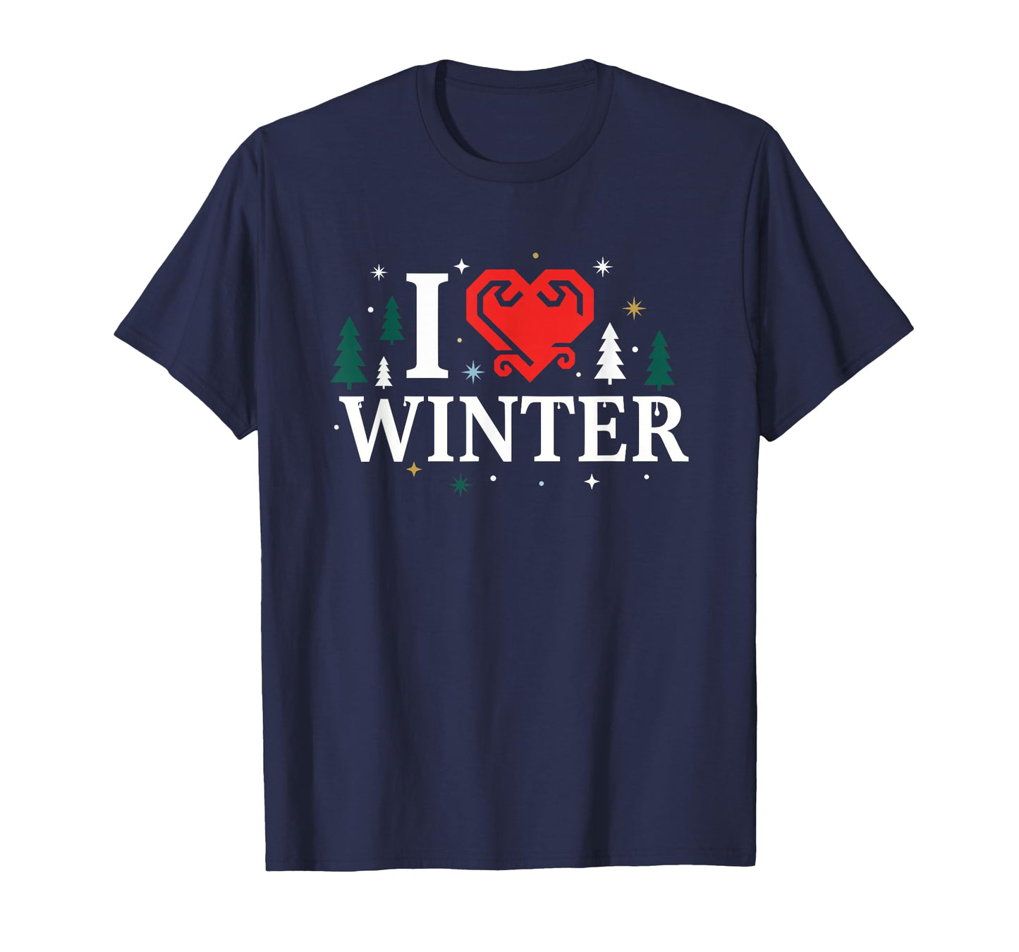 I Heart Winter, I Love Winter T-Shirt
