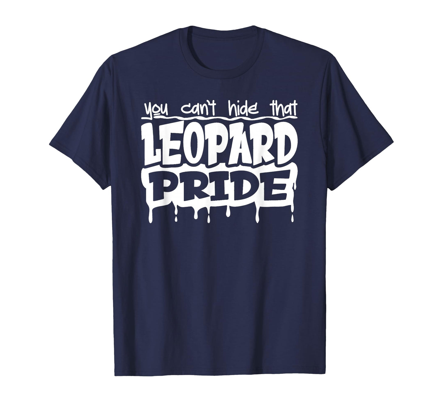 Leopards School Sports Fan Team Spirit T-Shirt