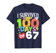 Happy 100 Days of 67 100th Day of School Kids Teacher T-Shirt