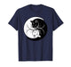 Yin Yang Cats Black and White Cute Cat Lover Zen Harmony T-Shirt