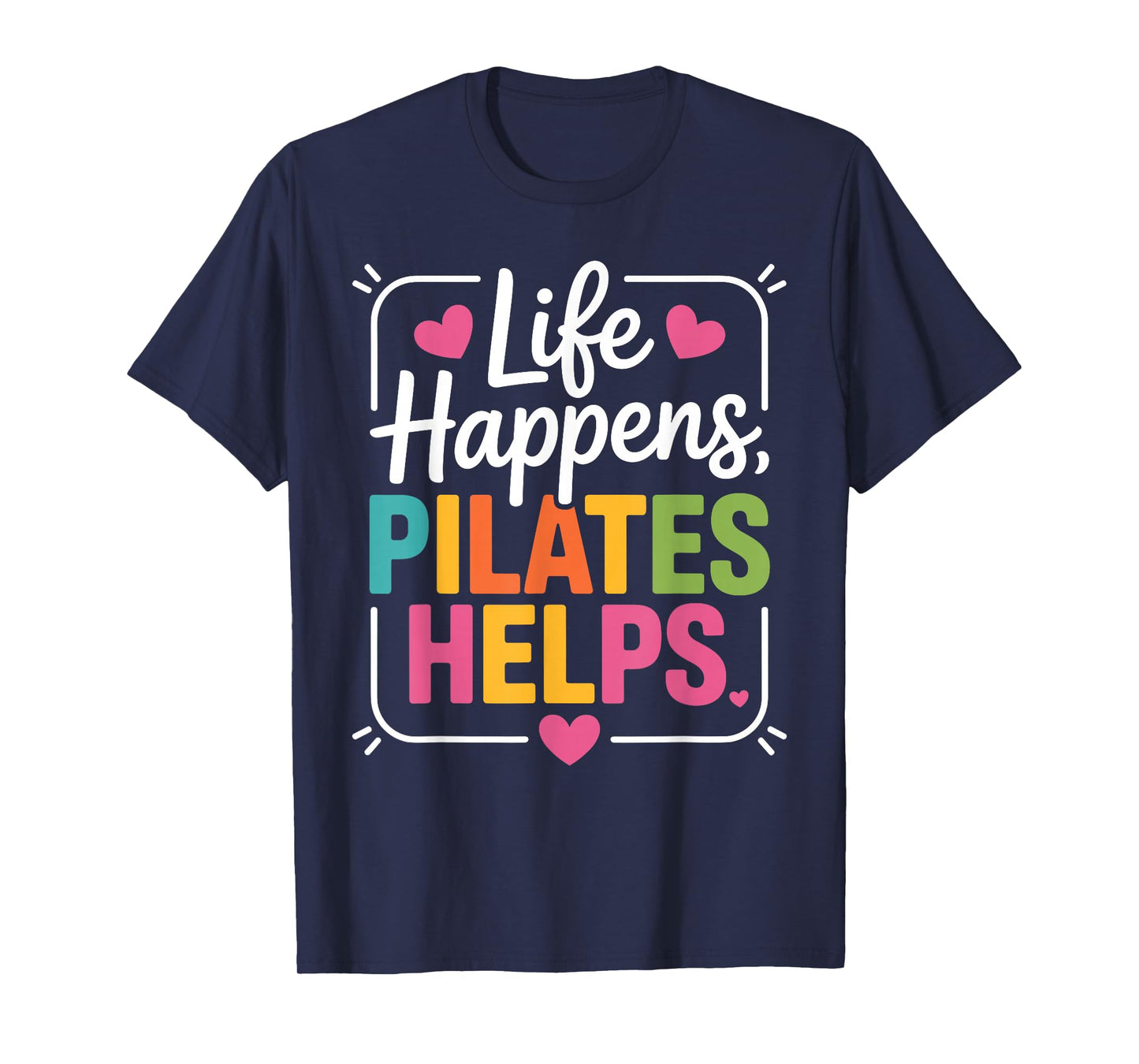 Funny Pilates Art for Men Women Pilates Club Pilates Lover T-Shirt