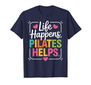 Funny Pilates Art for Men Women Pilates Club Pilates Lover T-Shirt