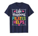 Funny Pilates Art for Men Women Pilates Club Pilates Lover T-Shirt