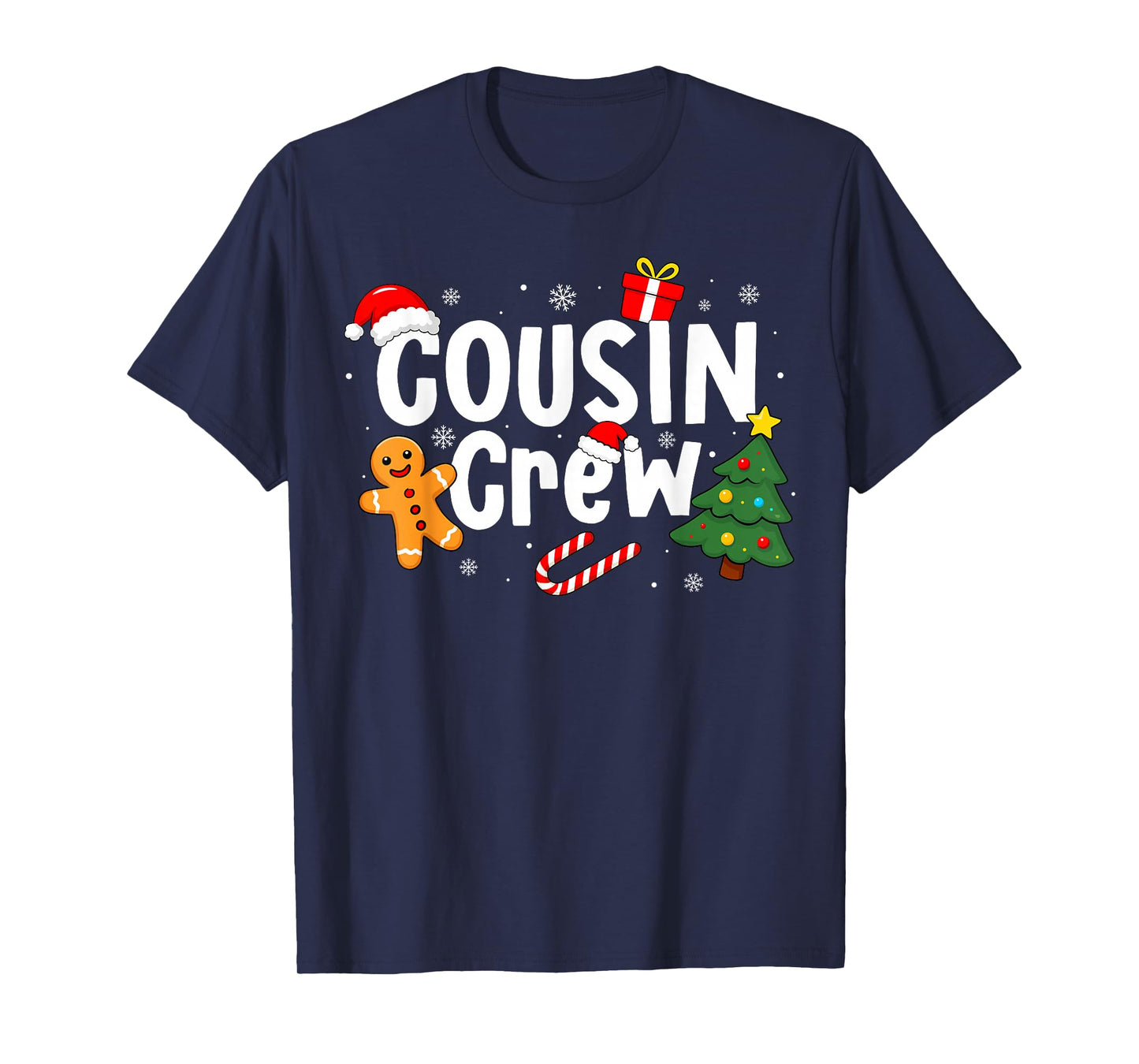 Cousin Crew Christmas Pajamas for Men Kids Women Grandkids T-Shirt