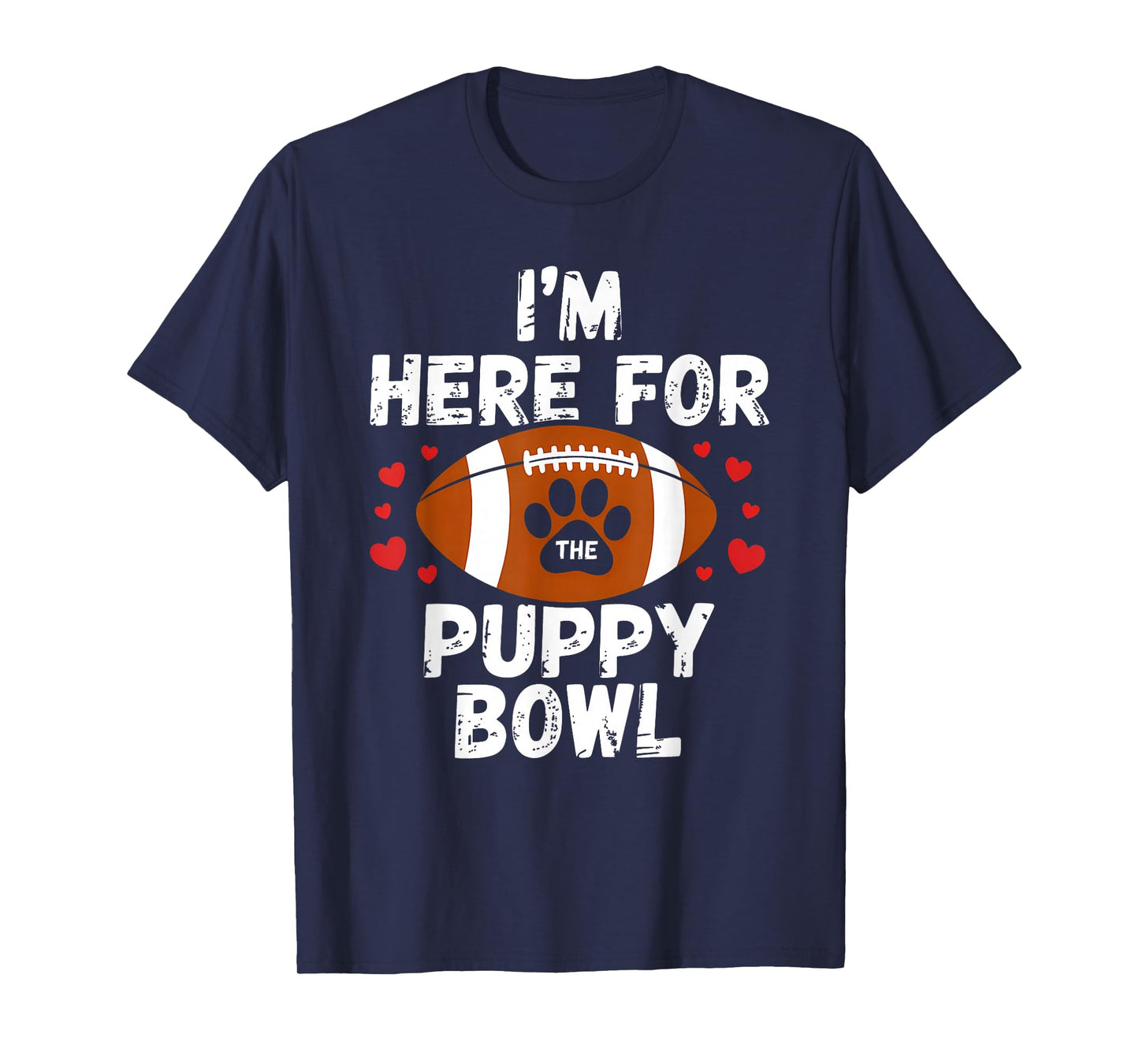 Funny Puppy Bowl Sunday Dog Fan American Football T-Shirt