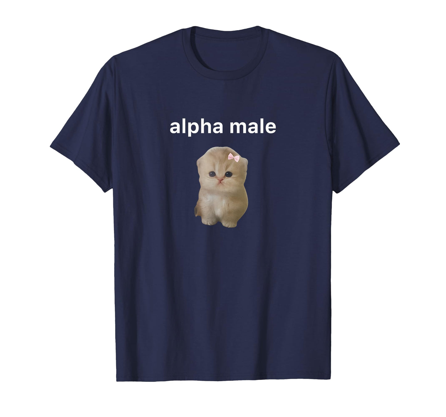 Alpha Male Kitten Ironic Cat Funny T-Shirt