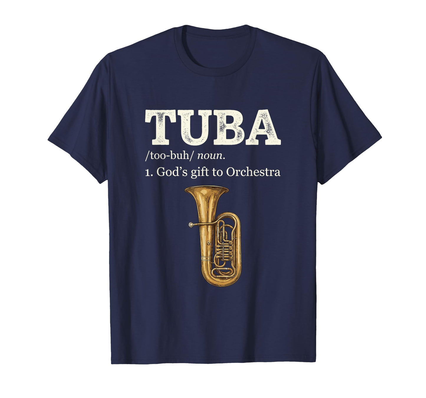 Tuba Orchestra Funny Music Definition T-Shirt