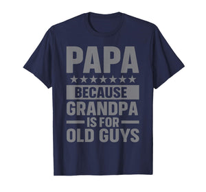 Funny Papa Art for Grandpa from Grandkids Father's Day Papa T-Shirt