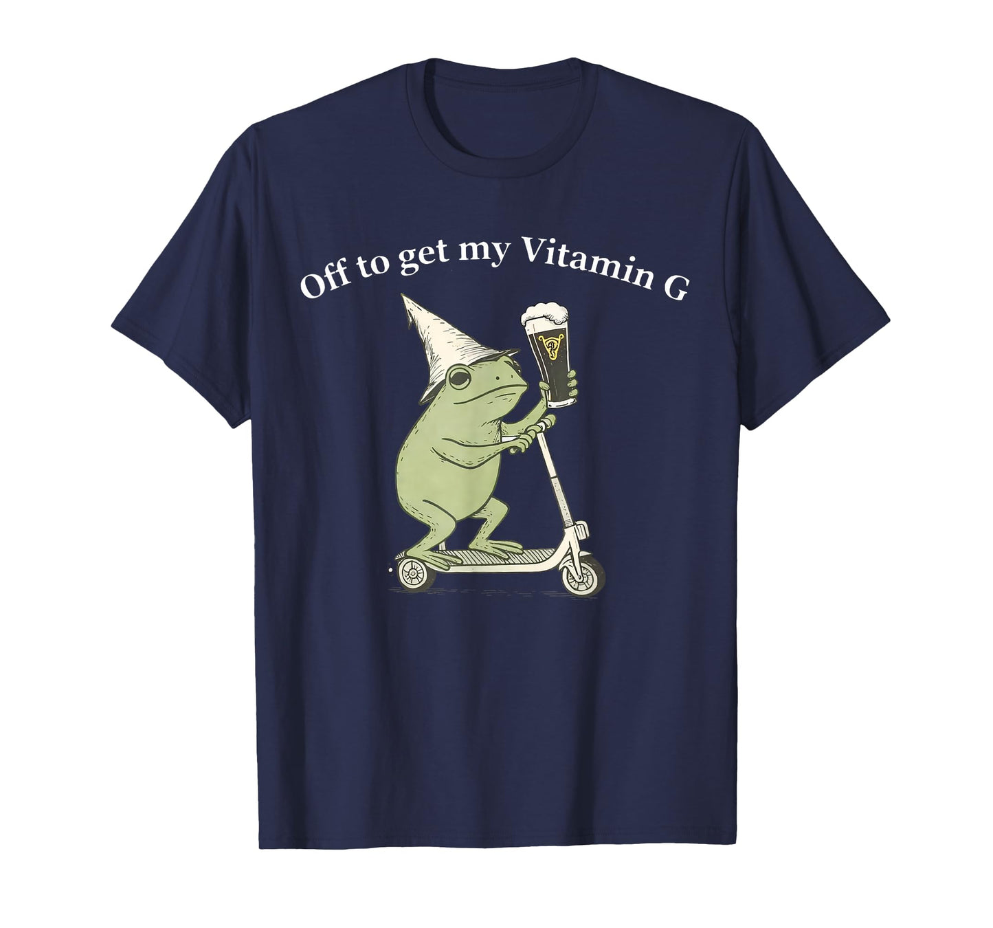 Funny St Patrick's Day Beer Frog Off to Get My Vitamin G T-Shirt