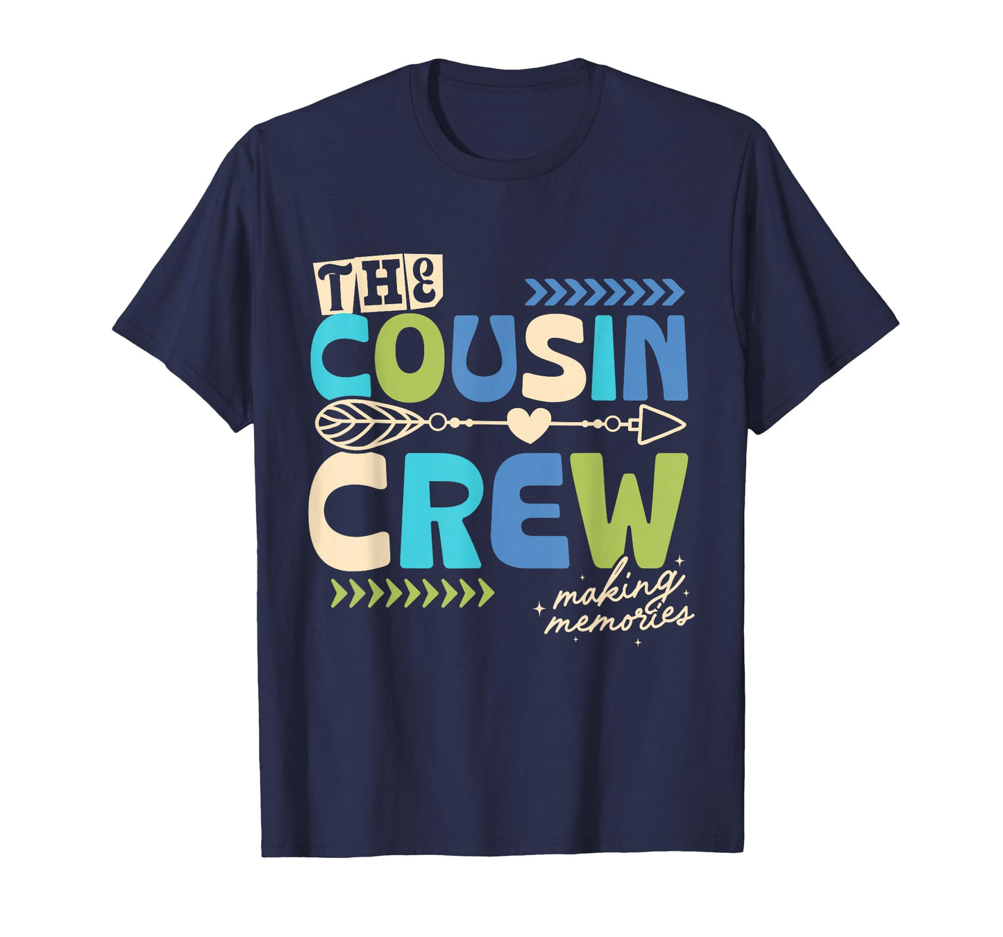 Cousin Crew 2026 Making Memories Family Vacation Camp Kids T-Shirt
