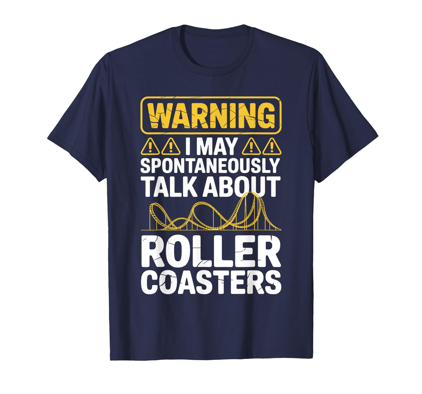 Cool Roller Coaster Art for Men Women Roller Coaster Lover T-Shirt