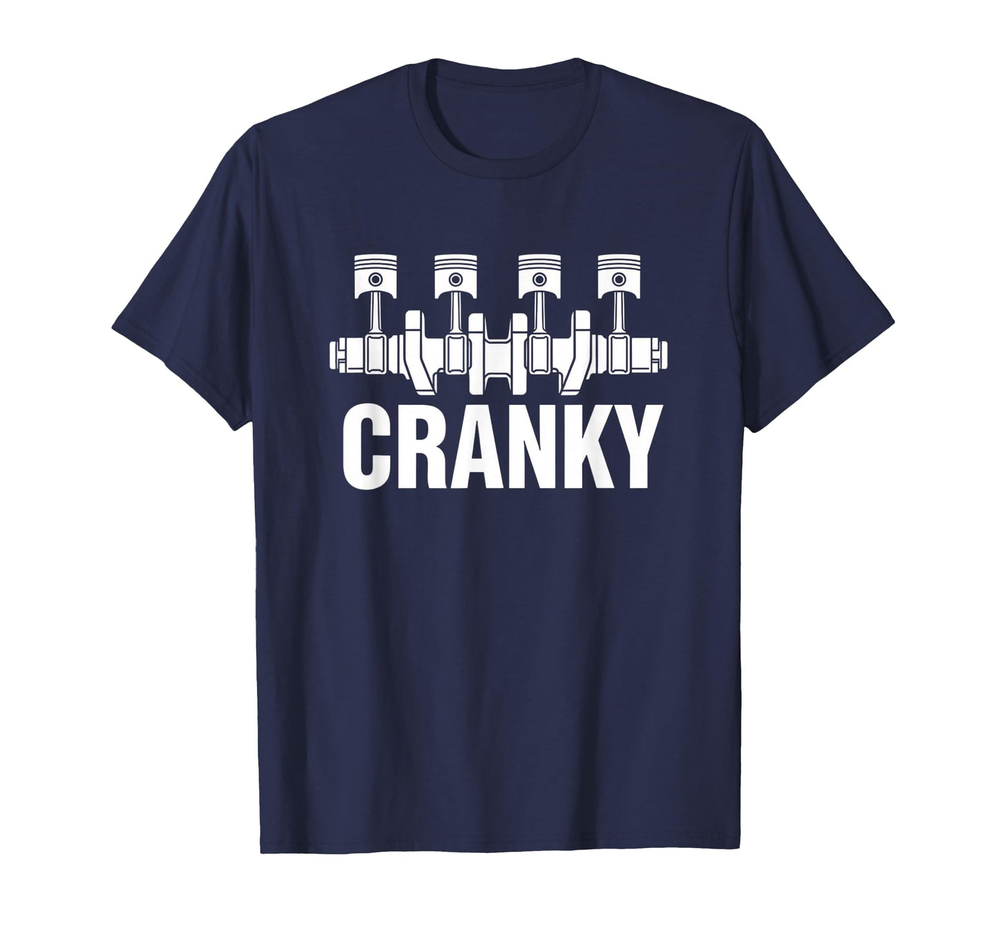 Valentine's Day Cranky Crankshaft Design for Mechanics & Car T-Shirt