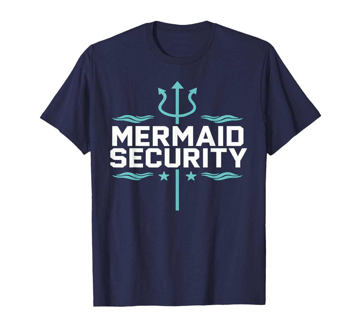 Mermaid Security Dad Mermaid Family Mermaid Squad for Boys T-Shirt