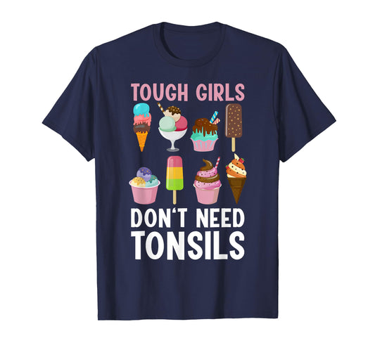 Tonsil Removal Art for Girls Women Tonsils Out Tonsillectomy T-Shirt