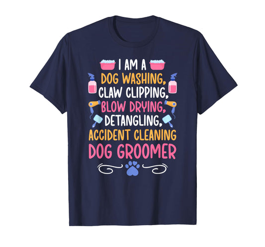 Dog Groomer Definition Dog Grooming T-Shirt