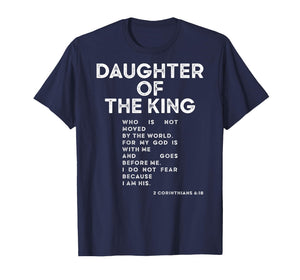 Daughter of The King Christians Jesus Faith Religion T-Shirt