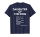 Daughter of The King Christians Jesus Faith Religion T-Shirt