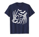 6 7 Halloween Skeleton Meme Hand Sign T-Shirt