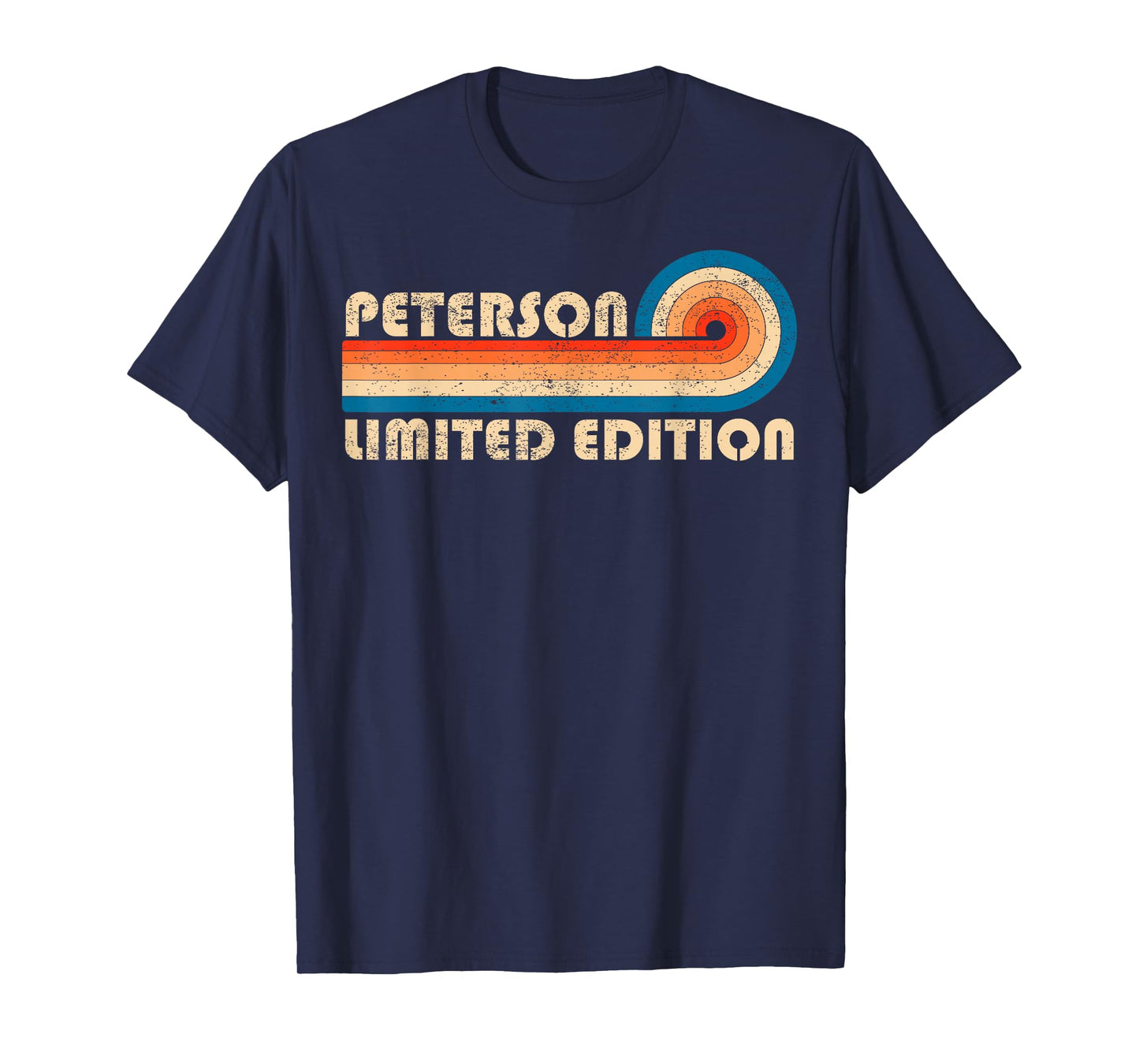 Peterson Retro 70s 80s Sunset Stripe T-Shirt