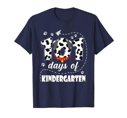 101 Days Kindergarten School 100 Days Dog 100th Day Students T-Shirt