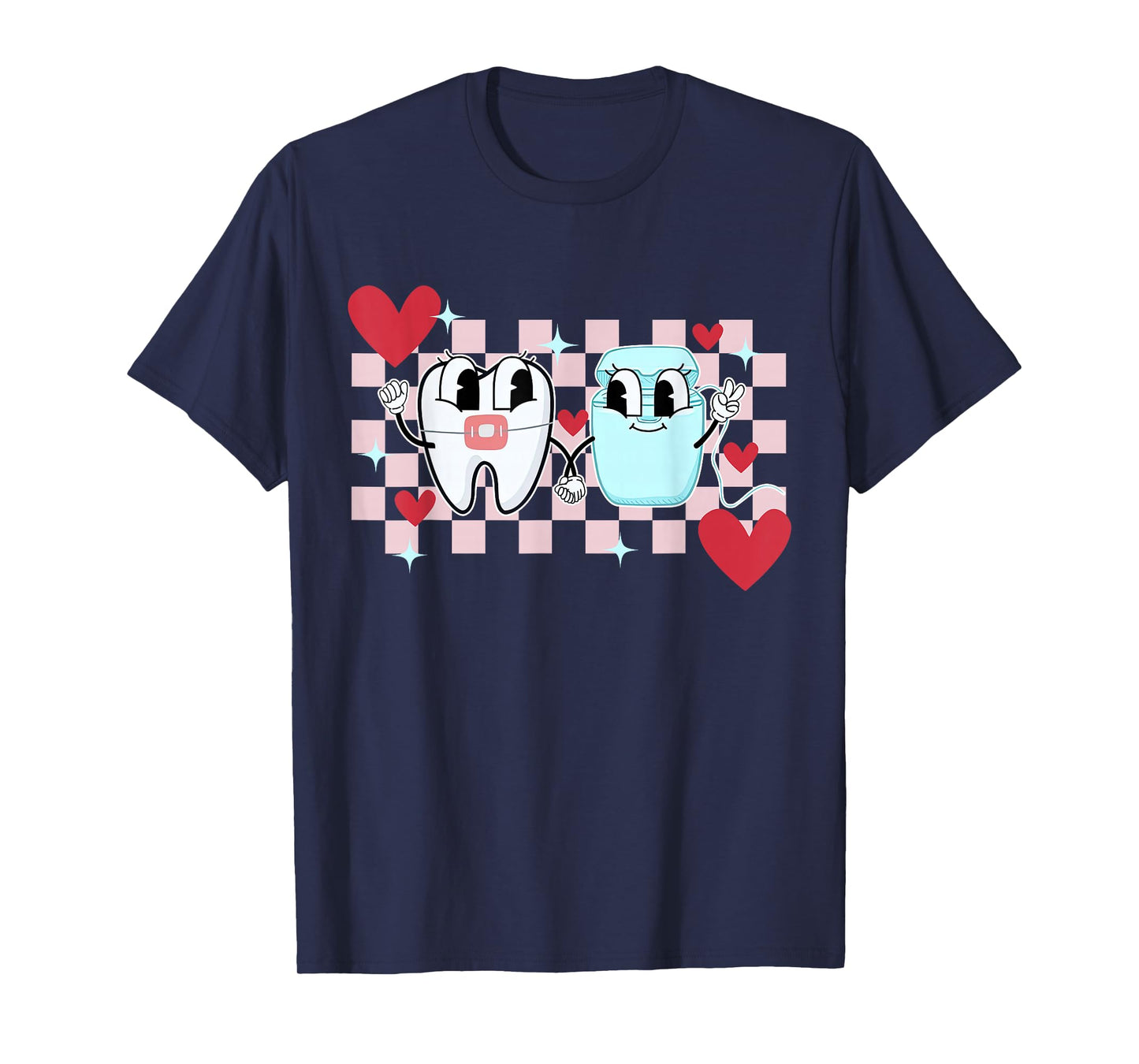 Orthodontist Valentines Day Dentist Brace Ortho Squad Staff T-Shirt