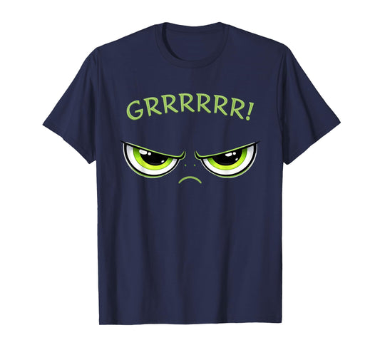 The Green Sour Grape Grrrrrrr Boys Girl Kids Costume T-Shirt