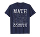 Math The Only Subject That Counts Funny Teacher T-Shirt