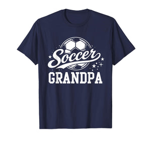 Soccer Grandpa Vintage Soccer Ball T-Shirt