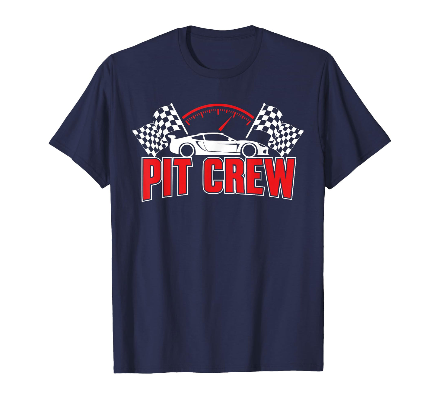 Pit Crew Birthday Race Car Racing Family Matching Adult Kids T-Shirt