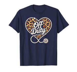 Cute Off Duty Nurse Camp Wellness Crew Nursing School RN NP T-Shirt